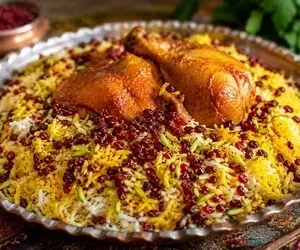 غذای نذری؛ طرز تهیه زرشک پلو با مرغ نذری برای 50نفر+ فوت وفن