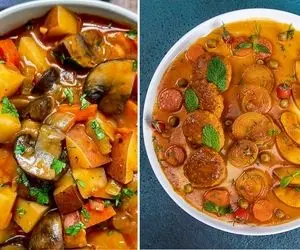 طرز تهیه تاس کباب بدون گوشت / یه غذای خوشمزه و لذیذ پاییزی که حرف نداره