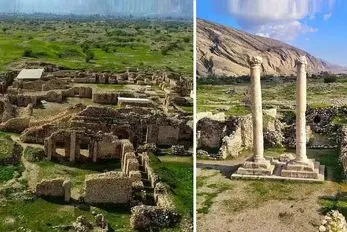 شهر بیشاپور یادگار پرشکوه ساسانی که مدرن‌ترین شهرهای امروزی به گرد پاش نمی‌رسند