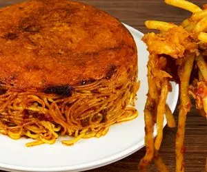 آموزش آشپزی؛ ماکارونی به این خوشمزگی اونم بدون گوشت مگه داریم مگه میشه...