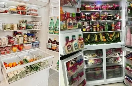 بهترین و زیباترین چیدمان یخچال عروس؛ لیست کامل وسایل و مواد غذایی مورد نیاز زوج