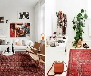 فرش قرمز با چه پرده ای ست میشه؟ / این رنگو فقط اون سلطنتی های شیک پسند انتخاب میکنن