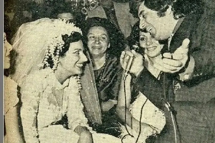 سفر به ایام قدیم ندیم؛ ناصر ملک مطیعی با رقص جسیم گونه تو عروسی دخترش شیرین