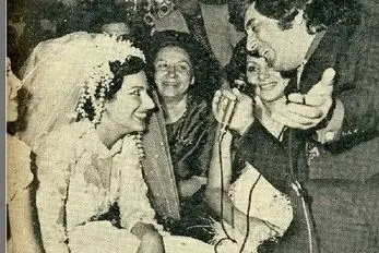 سفر به ایام قدیم ندیم؛ ناصر ملک مطیعی با رقص جسیم گونه تو عروسی دخترش شیرین