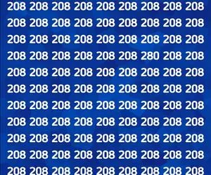 تست هوش تصویری با جواب؛ اگه رَنک اول باهوشای جهان خودتی عدد متفاوت رو تو عکس پیدا کن!