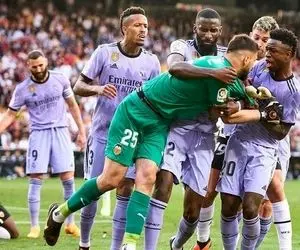 (ویدیو) درگیری باورنکردنی بازیکنان رئال مادرید و والنسیا