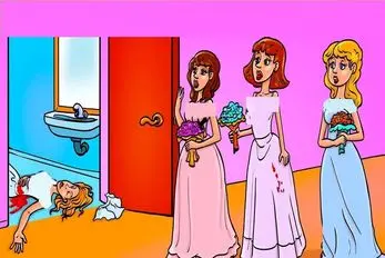 بازی فکری؛ قاتل عروس رو از بین ساقدوشا هرکسی نمیتونه زیر 2 ثانیه پیدا کنه
