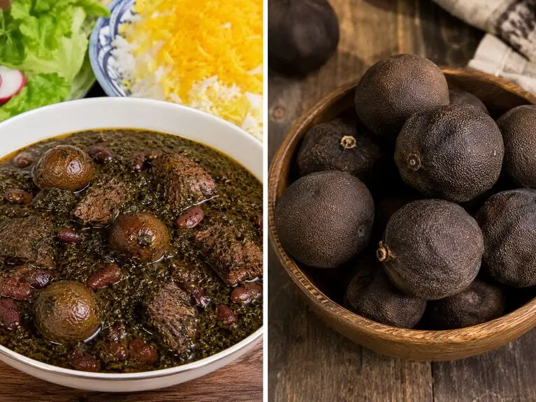 چرا قورمه سبزی تلخ می شود؟ مشکل از لیمو عمانیه؟ ترفند های گرفتن تلخی لیمو عمانی