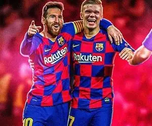 مسی به خاطر هالند به بارسلونا تخفیف می‌دهد