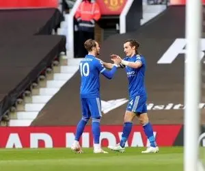 خلاصه بازی منچستریونایتد 1 - 2 لسترسیتی + (ویدئو) 