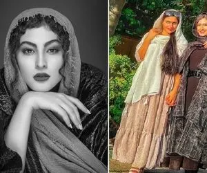 دیدی هسته زمین کجاست؟ مریم مومن بدتیپیُ رسوند به اونجا؛ آرایش غلیظ و ژست نیسانی آخه!