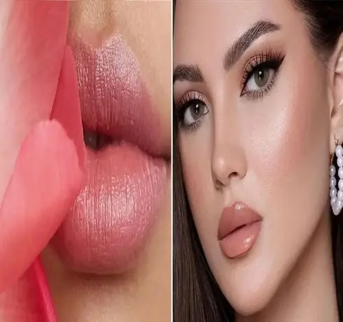 آموزش گام به گام حجیم سازی لب ها با کرم پودر و رژلب / بدون تزریق و آمپول لب پروتزی شو