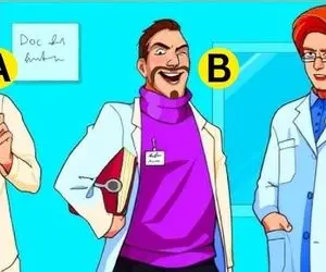 بازی فکری؛ اگه تو هوش دومی نداری بیا تو 5 ثانیه دکتر قلابی رو پیدا کن