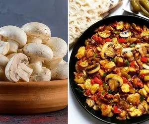 طرز تهیه قورمه قارچ / غذایی ساده فوری و خوشمزه