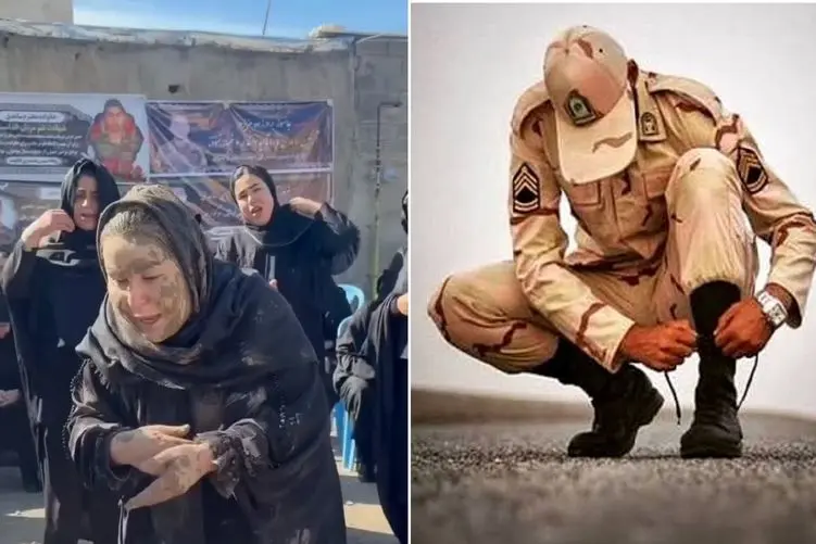 صحنه ای دردناک از رویارویی پیکر388 سرباز ارتش آسایشگاه بمپور با خانواده ها