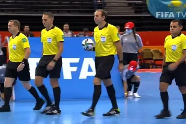 شپرد داور استرالیایی دیدار تیم ملی فوتسال ایران و قزاقستان