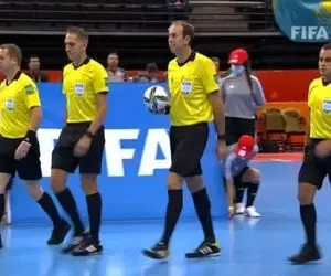 اشتباه بزرگ داور استرالیایی علیه فوتسال ایران