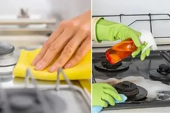 معرفی شوینده هایی که استیل گاز را با یک دستمال برق میندازن؛ روش کار بدون اسکاج و سیم