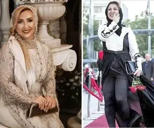 مرجانه گلچین و لباسایی برق برقیش؛ خانوم با نیم قرن زندگی عین دخترای 20 ساله است!