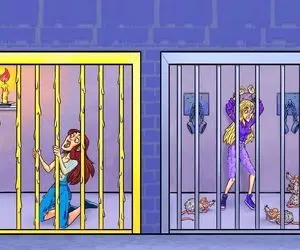 بازی فکری؛ افت کلاس ملاس داره اگه نگی کدوم از زنای ورپریده میتونه از زندان فرار کنه