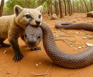 شاهکار حیات وحش / قاتل جان مار ضحاک ماگنوس زرد است