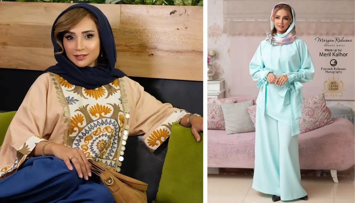 شبنم قلی خانی میکاپ پسند و ملایم