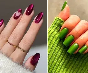 رنگ های مناسب برای ناخن مربعی و بادامی؛ بهترین لاک ناخن نسبت به روحیت و مود روزت