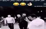 آواز شاد؛ ملت صف بستن منتظر آقاهه بیاد فک میکنی میخوان تقدیر کنن ولی حقیقت ته خنده اس