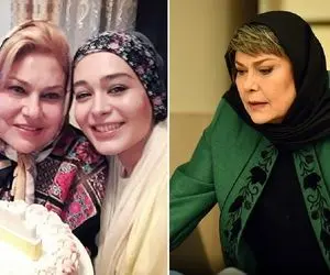 مهرانه مهین ترابی با شونصد سال سن شده شونزده ساله؛ خانم گونه رو قاچید توپ کار گذاشت!