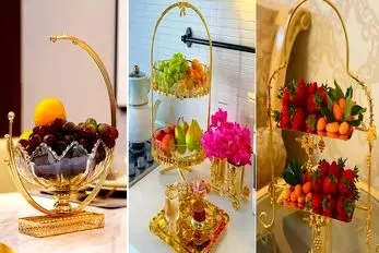 مدل ظرف میوه خوری شیک 2025 برا مهمونی؛ میز پذیراییت با اینا شاهانه و لاکچریه بی رقیب