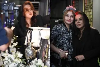 حال بد نسرین مقانلو در چهارمین سالگرد پسرش؛ حضور چهره ها و تغییر چشمگیر مهلقا باقری