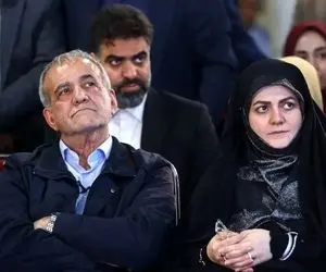 عکس جالب از لحظه ورود مسعود پزشکیان به کرمانشاه