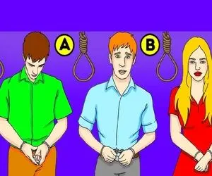 بازی فکری؛ فقط اونایی که از نخبگان هستن میتونن بگن کدوم از مجرما از طناب دار در میره