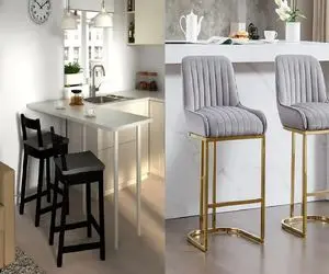 راز انتخاب صندلی اپن برای آشپزخانه‌های کوچک/ این صندلی ها آشپزخونرو بزرگ نشان میدن