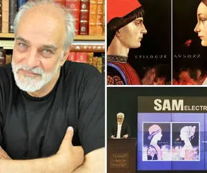 (عکس) تابلوی خاطرات امید آیدین آغداشلو رکوردار حراج تهران