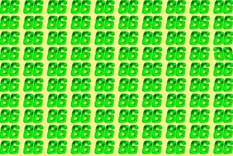 بازی فکری؛ شما نابغه هستی؟ در عرض ۷ ثانیه، عدد ۸۶ معکوس را از بین ۸۶ عدد پیدا کنید