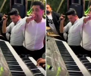 آواز محلی؛ آقاهه با چه رقص عجیبی آهنگ جوونیمو به باد دادم رو تو عروسی میخونه