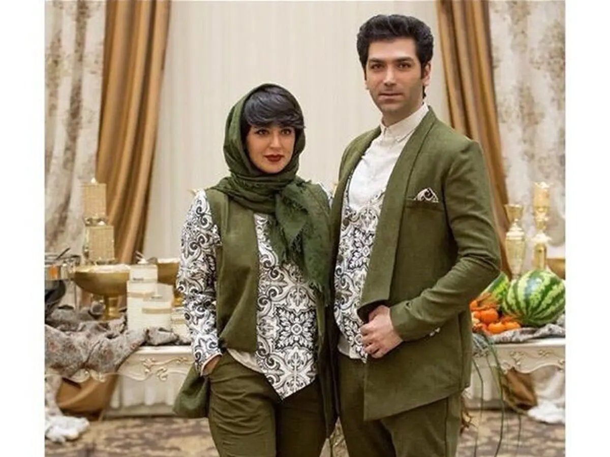 (عکس) تصاویر جنجالی فریبا طالبی و امیر صدهزاری بازیگران دخترم نرگس