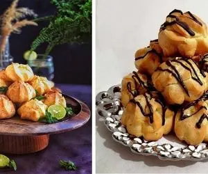 طرز تهیه ساده و سریع نون خامه ای خونگی/ اینو بپزی مدال یک شیرینی پز حرفه ای رو میگیری