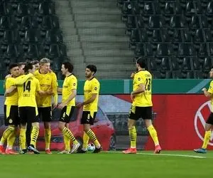 صعود دورتموند به مرحله نیمه نهایی با حذف مونشن‌گلادباخ