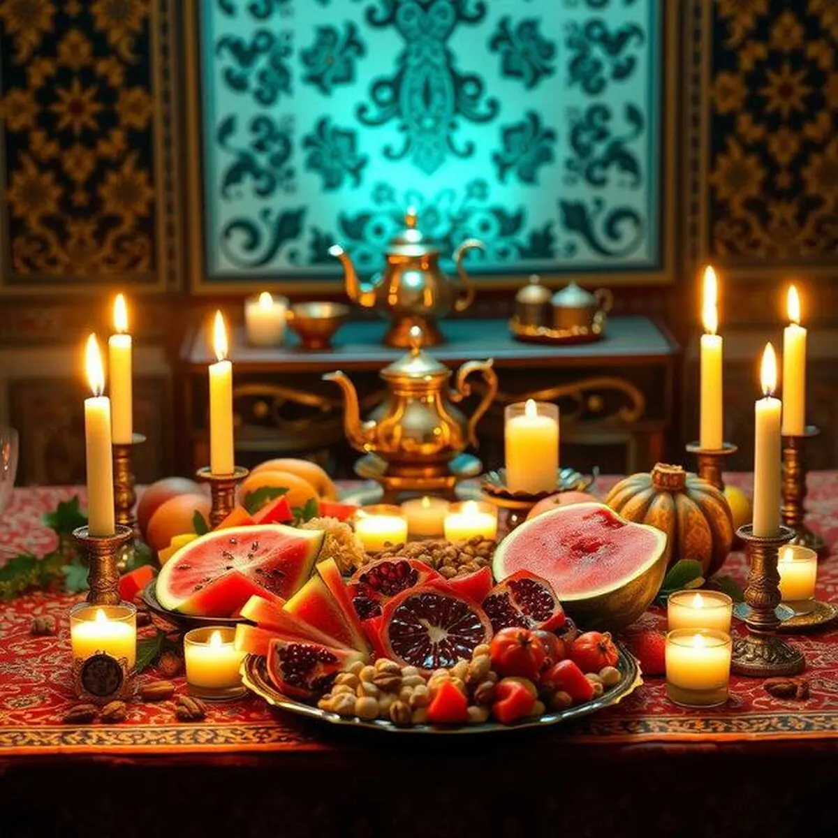 سفره شب یلدا