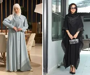 مانتو عبایی شیک / دوخت و طراحی منحصر به فردی که به هر سایز خانوم میان و خوشتیپانه اند