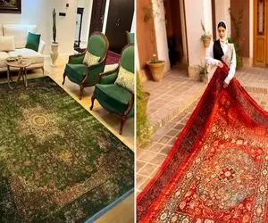 زیباترین فرش هایی که شبیه دستباف هستن / اینا آدم بودن صدتا نوکر و غلام دورشون داشتن