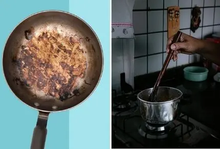روش معجزه‌ آسا برای تمیز کردن قابلمه‌ ی سوخته / ترفند بی دردسر و بی زحمت