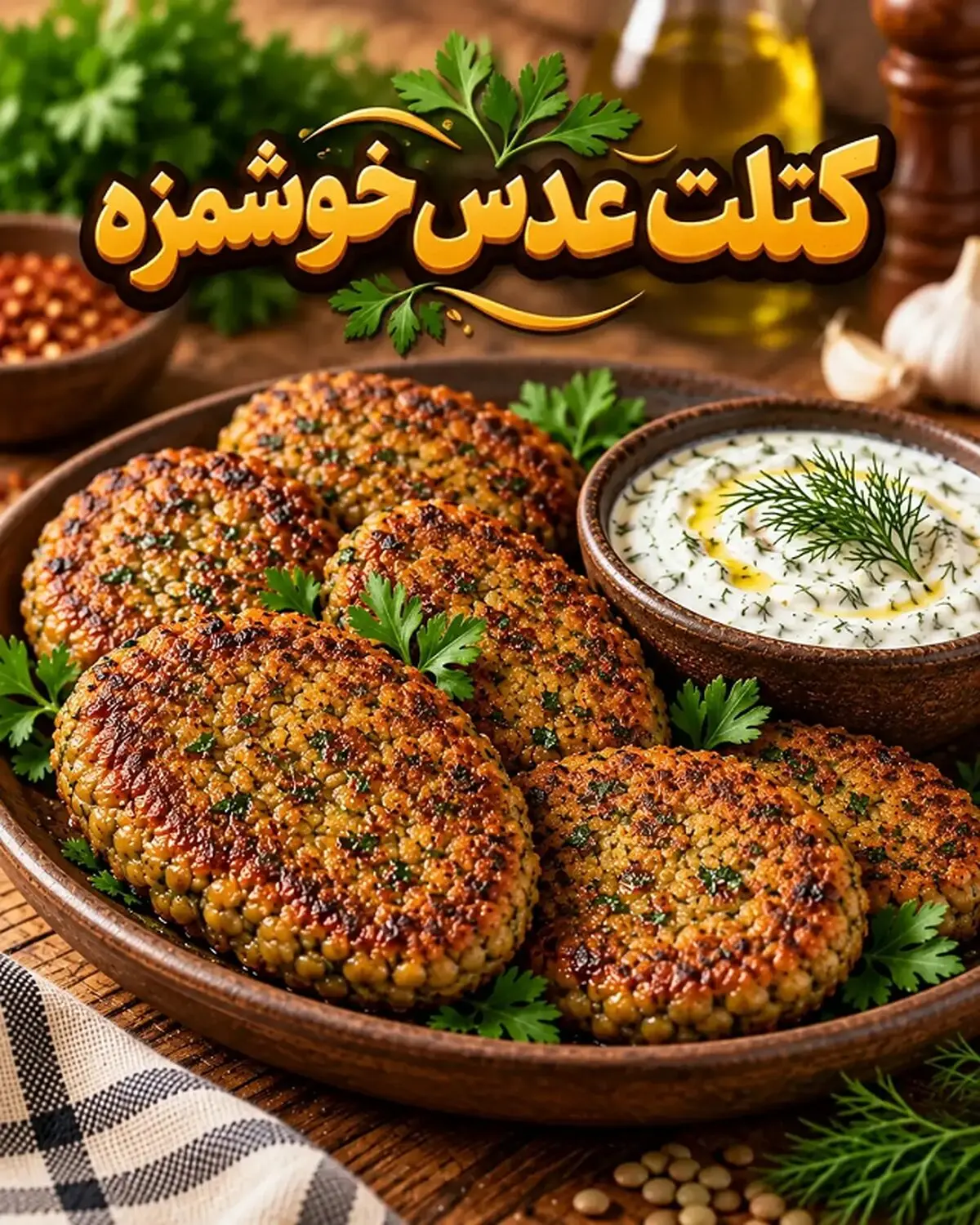کتلت عدس 1