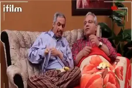 سکانس خندان/از دست جواد رضویان پشت صحنه به زمین افتاده از خنده