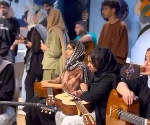 آواز رویایی؛ هنرجویان موسیقی تو یه استرحت کوتاه با بی تابی و دلبر و دلدار پرواز کردن