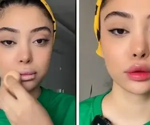 ویدئویی از آرایش لب به سبک زنان کره ای؛ زیبایی دوبرابر تنها با یک ترفند