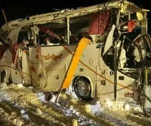 سقوط اتوبوس تیم شهرداری نوشهر؛ درگذشت علی ناصریان