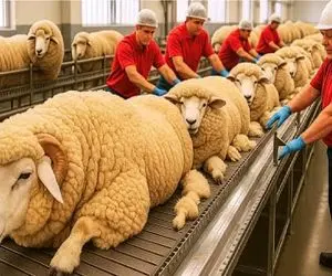 فرآوری گوسفند؛ زنجیره خون و پشم در صنعت گوسفندداری مدرن